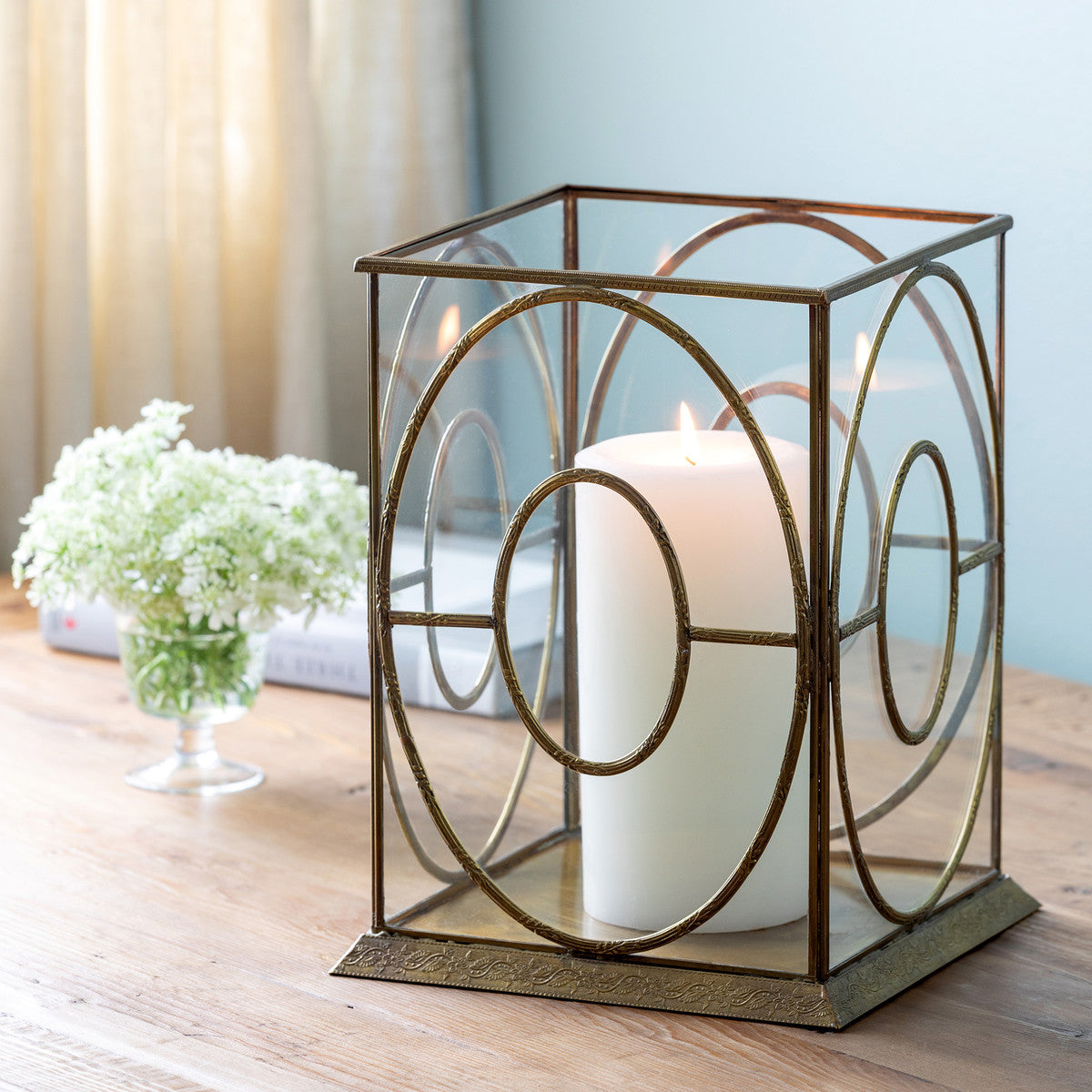 Brass and Glass Hurricane