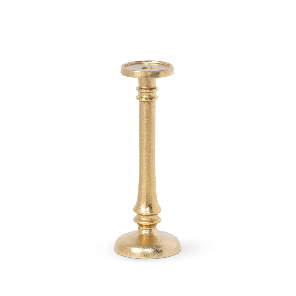 Classic Cast Aluminum Candle Stick, Medium