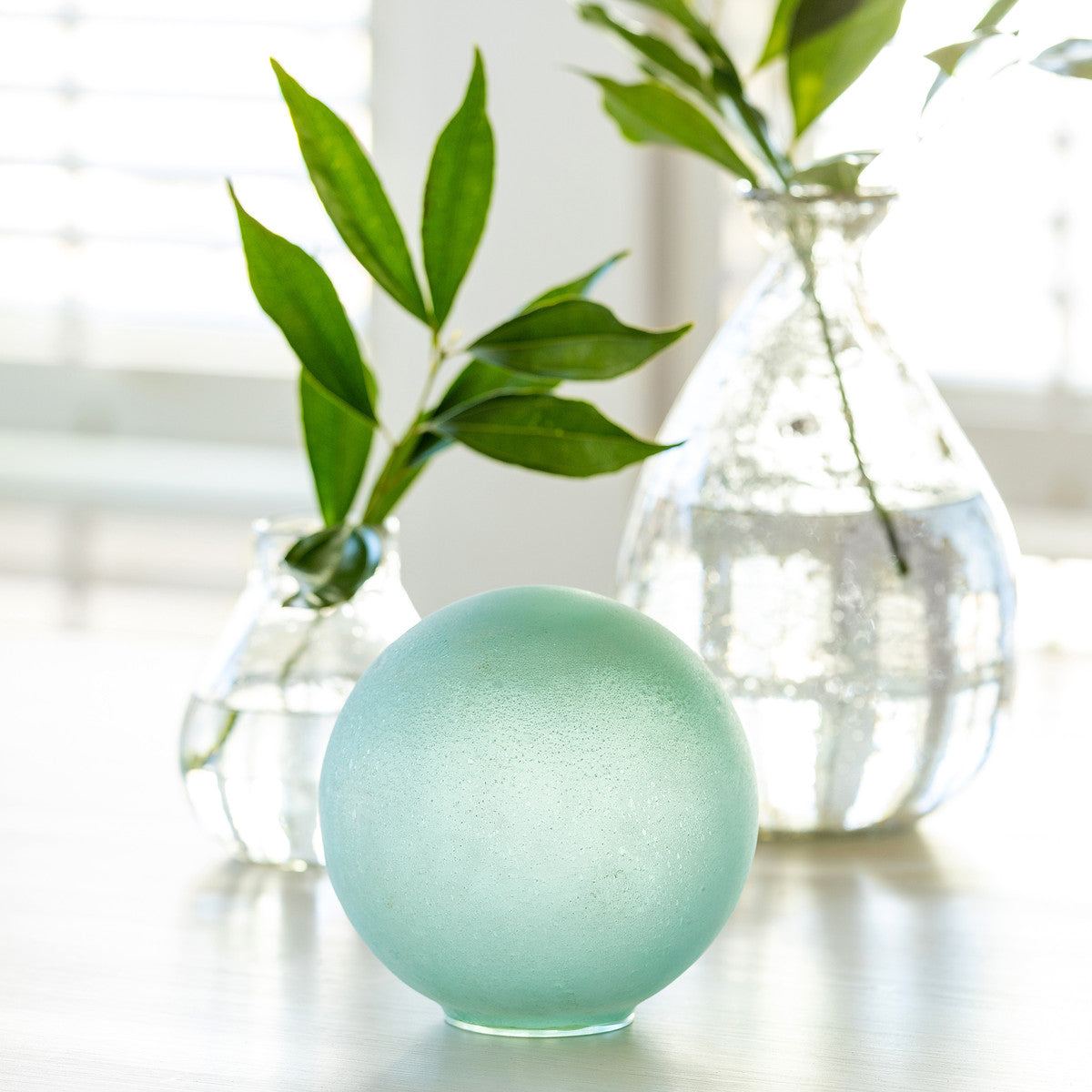 Sea Glass Decorative Orb, Small