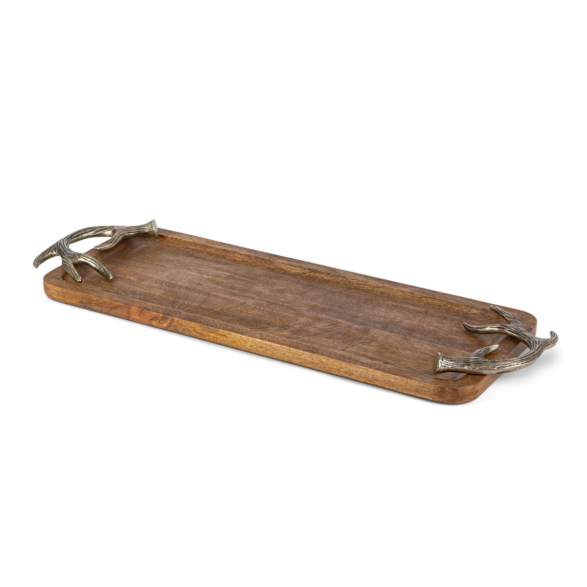 Antler Mango Wood Tray, 26" X 10"