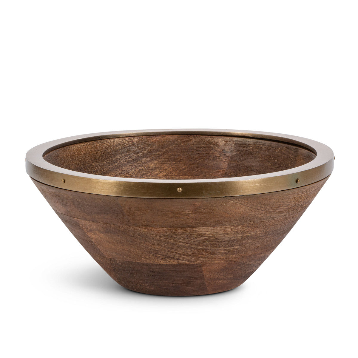 Mango Wood Serving Bowls, Set of 2