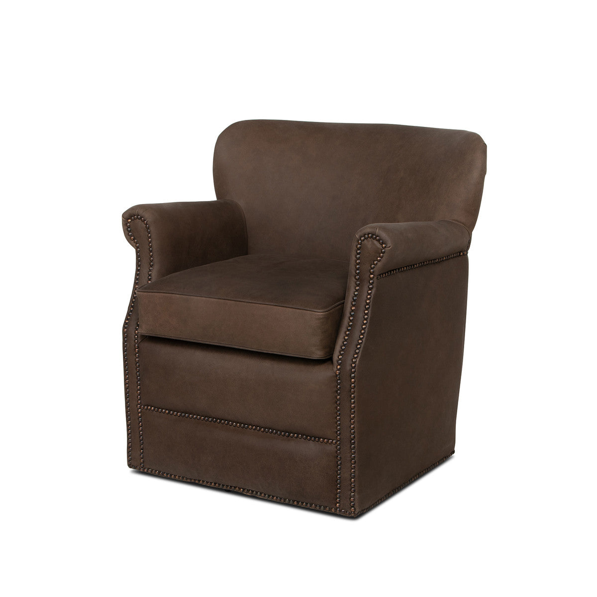 Armando Leather Chair, Morel