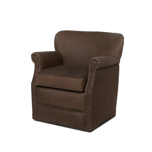Armando Leather Chair, Morel