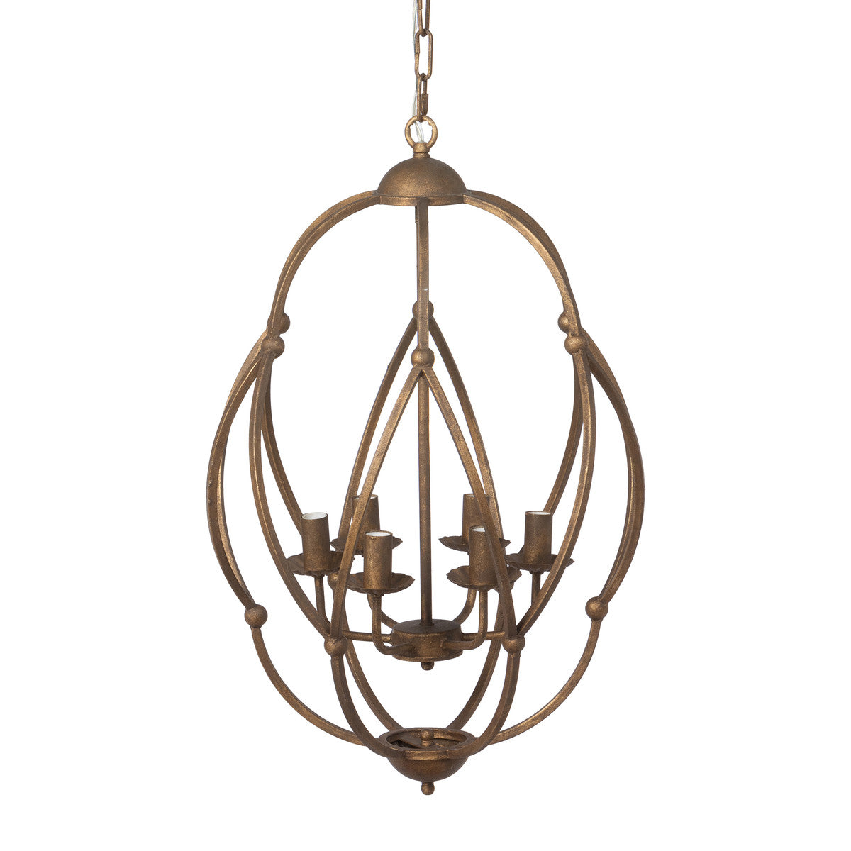 Raleigh Bronze Chandelier