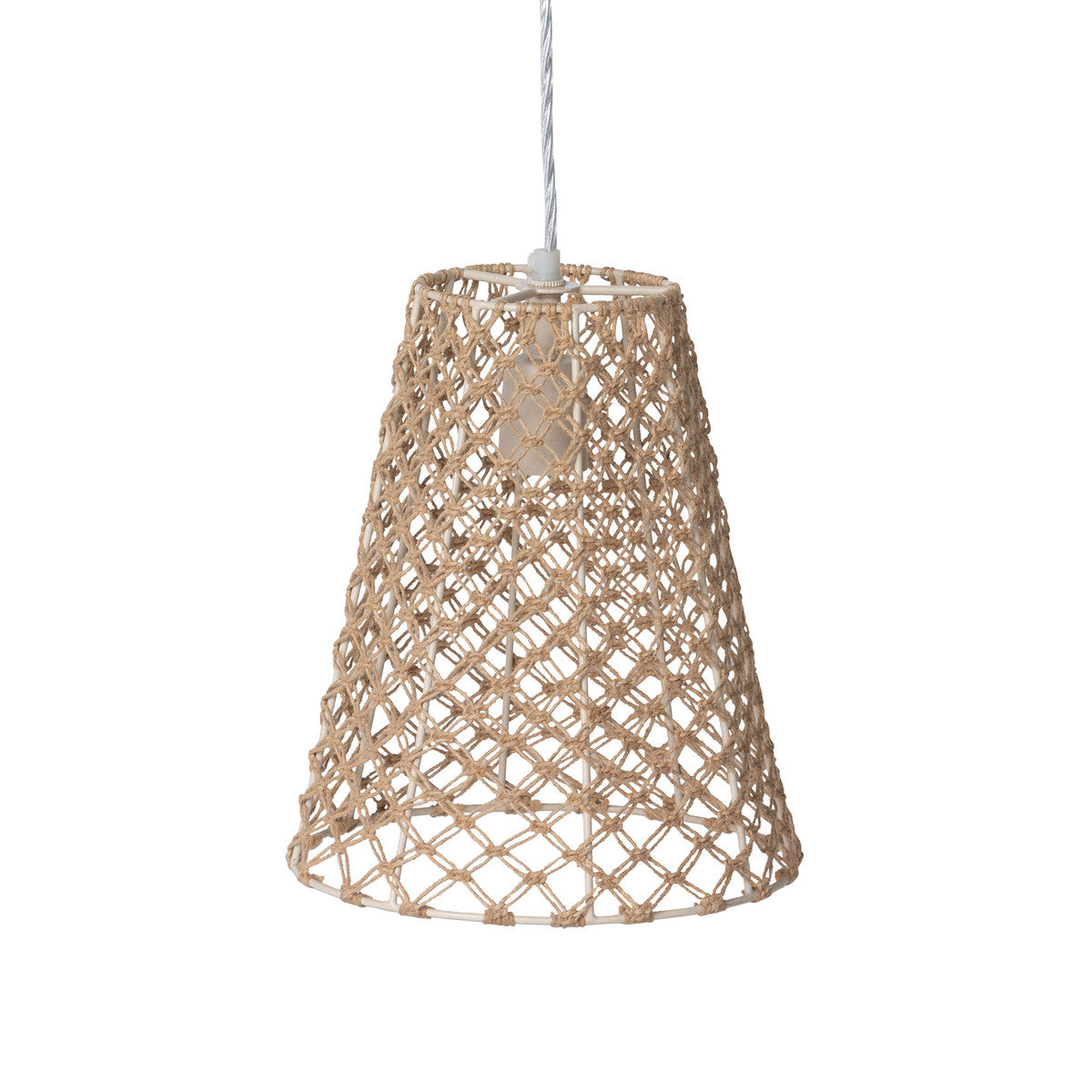 Aruba Jute Woven Cone Pendant