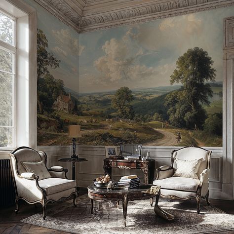 The Timeless Elegance of a Hand Painted Mural