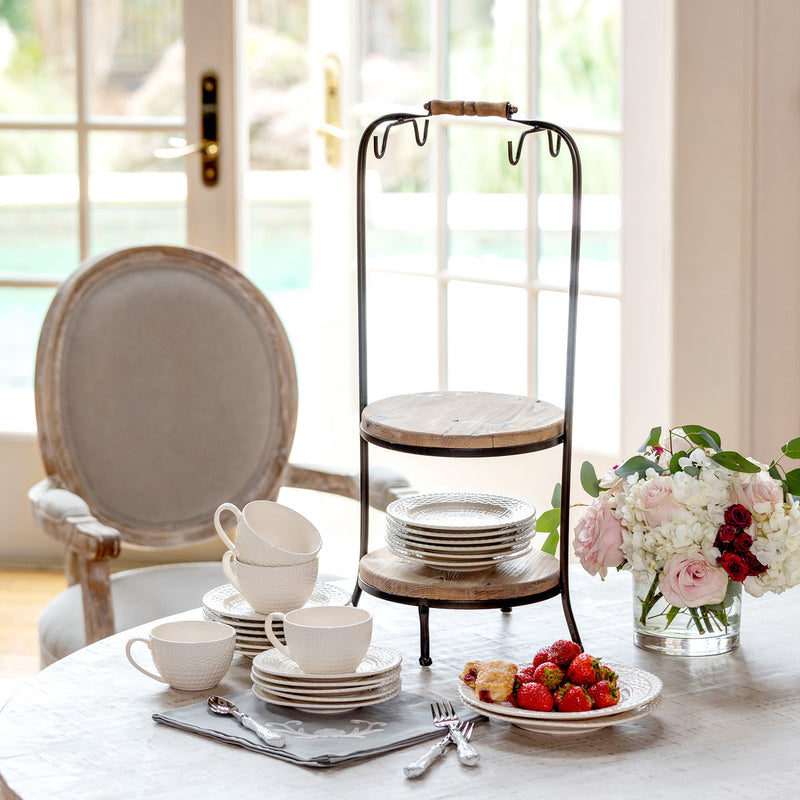 Counter Dish and Cup Display Stand