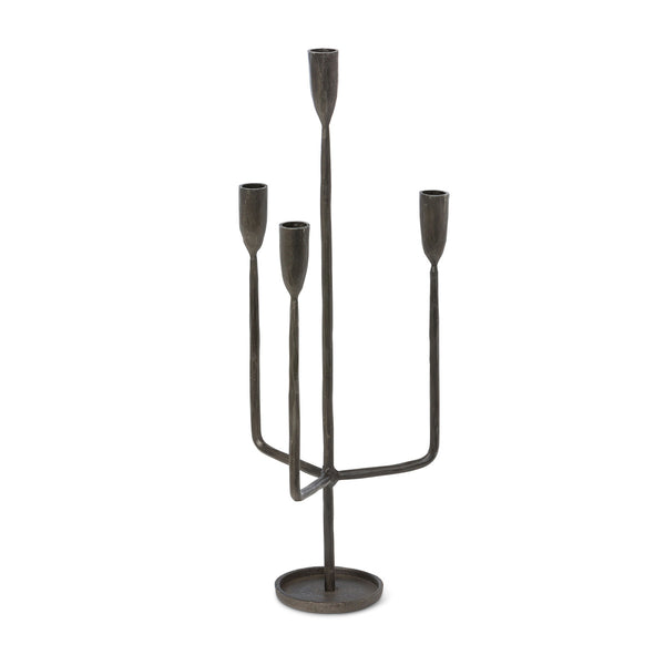 Primitive Iron Candelabra