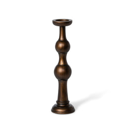 Manor Hearth Wood Candle Holder, Medium