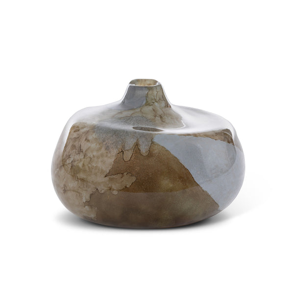 Harpeth Artisan Glass Round Vase