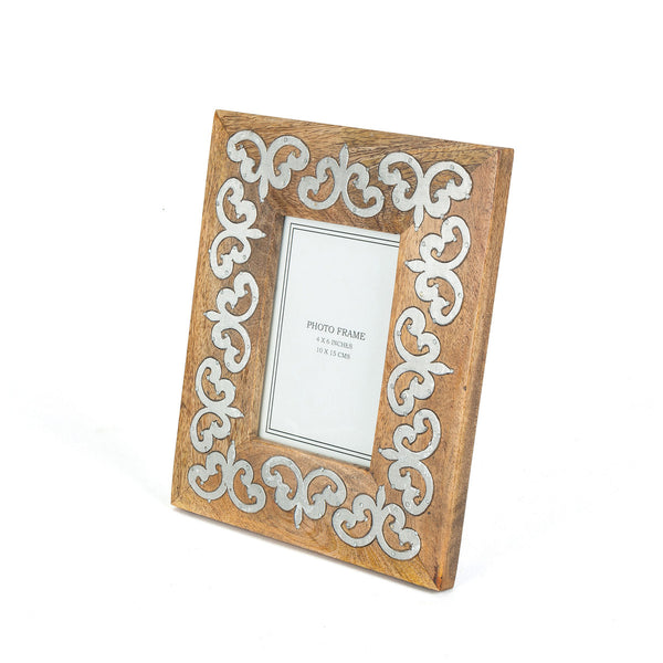 Heritage Inlay Woodl 4x6 Frame