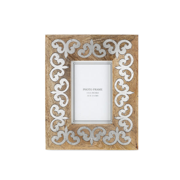 Heritage Inlay Woodl 4x6 Frame