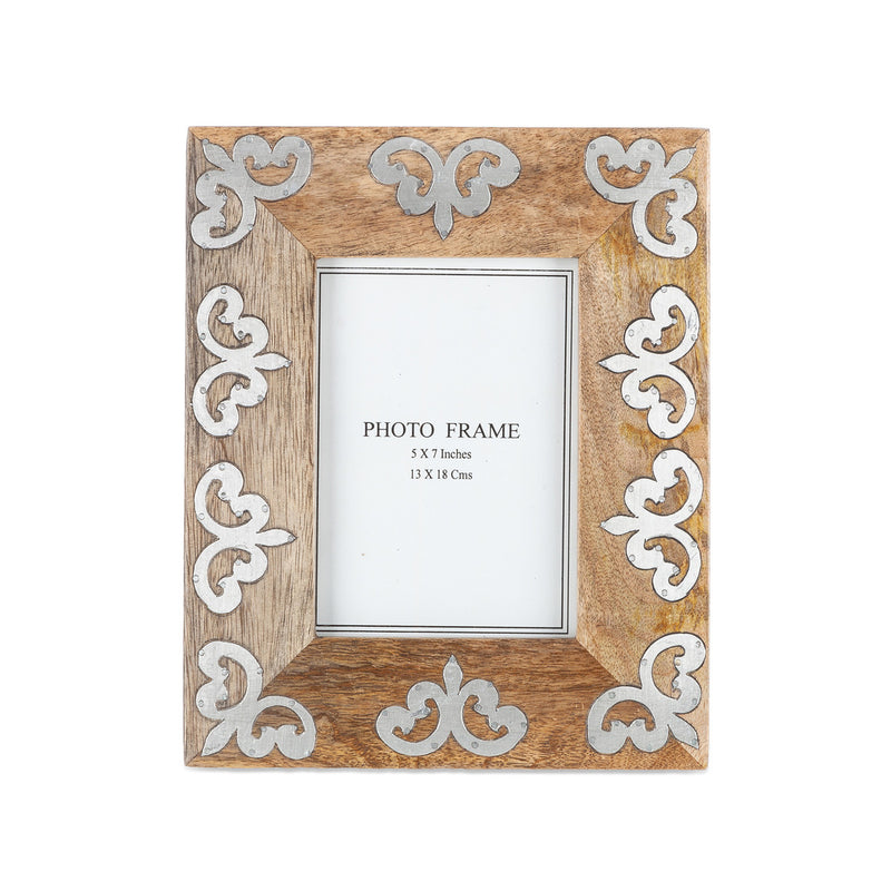 Heritage Inlay Wood 5x7 Frame