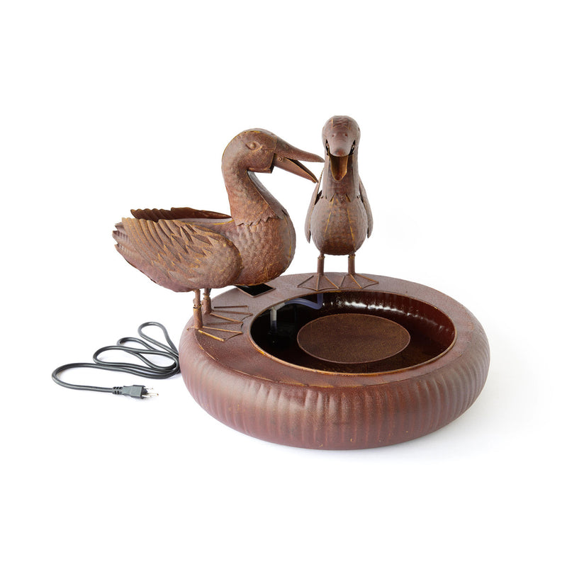 Folk Art Duck Fountain