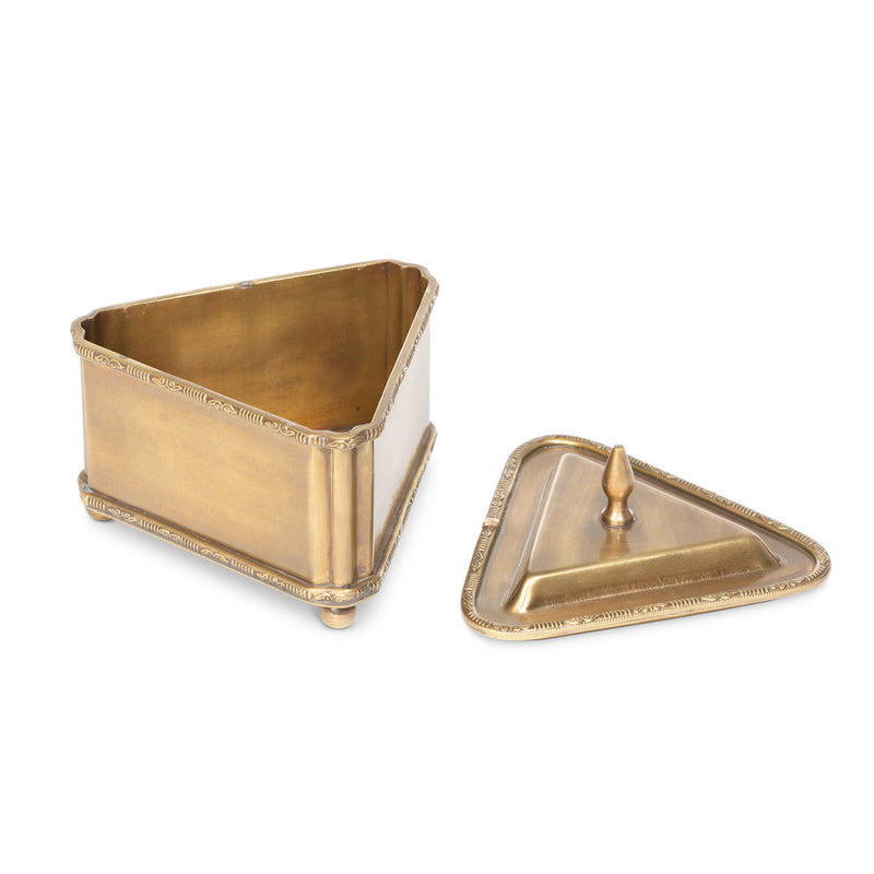 Brass Escritoire Boxes, Set of 3