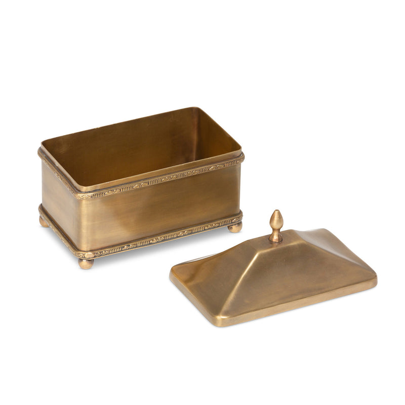 Brass Escritoire Boxes, Set of 3