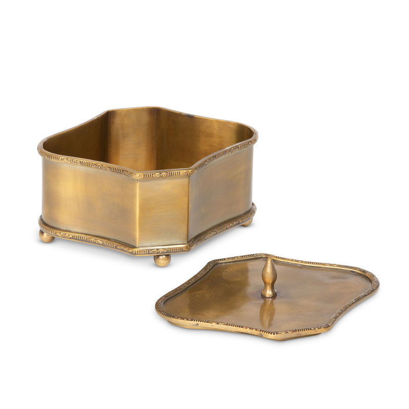 Brass Escritoire Boxes, Set of 3