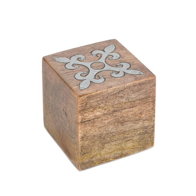 Heritage Inlay Wood Tic Tac Toe