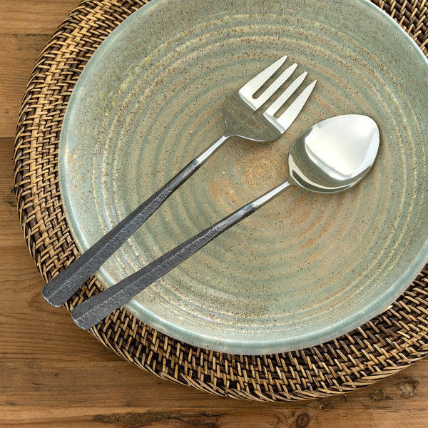 Rustic Salad Server Set