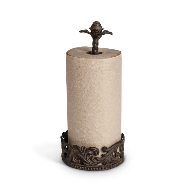 Acanthus Cast Aluminum Paper Towel Holder