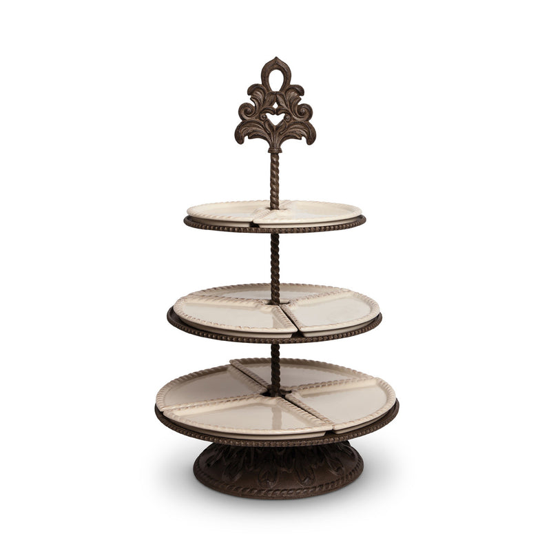 Acanthus Pattern 3-Tiered Server