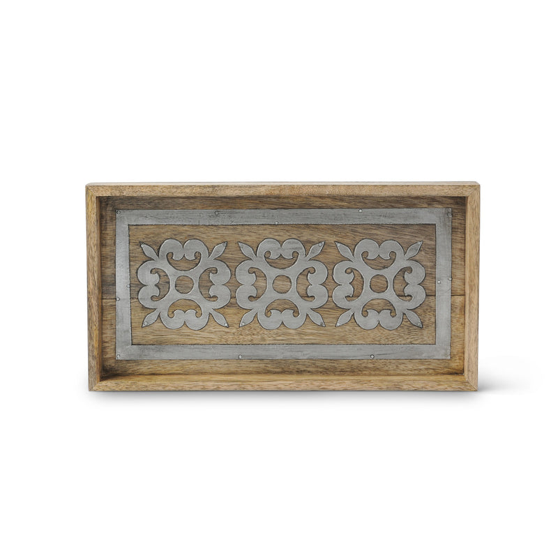 Heritage Inlay Wood Valet Tray