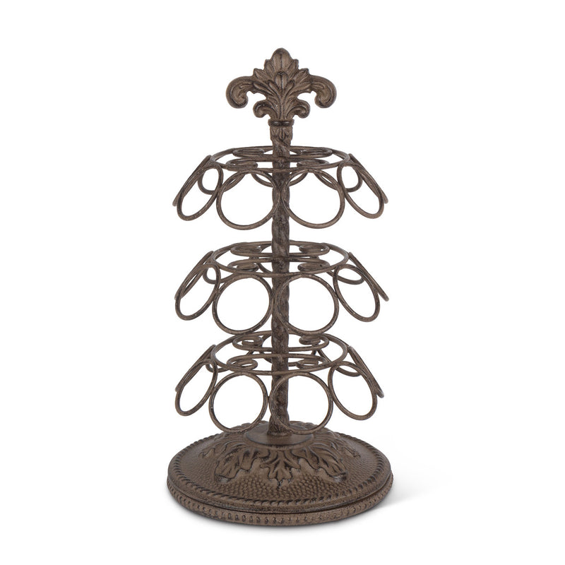 Acanthus Cast Aluminum Coffee Pod Holder