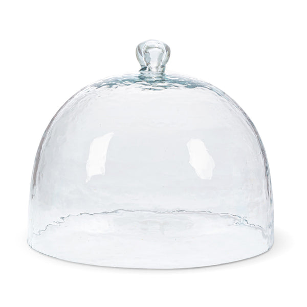 Hammered Glass Cake Dome