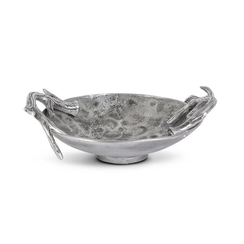 Cast Aluminium Hammered Round Bowl