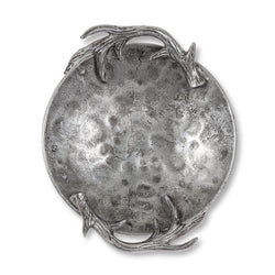 Cast Aluminium Hammered Round Bowl