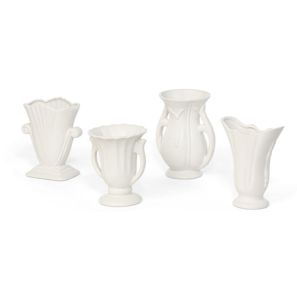 Vintage-Style Flower Vase Collection, Set of 4