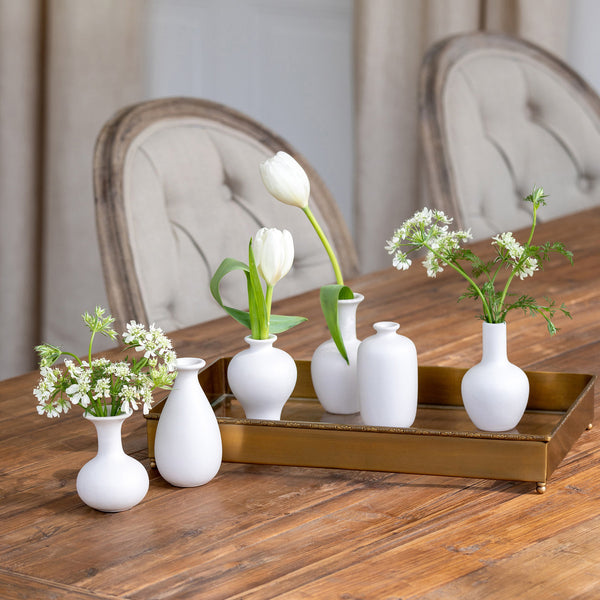 Petite Flower Vase Collection, Set of 6