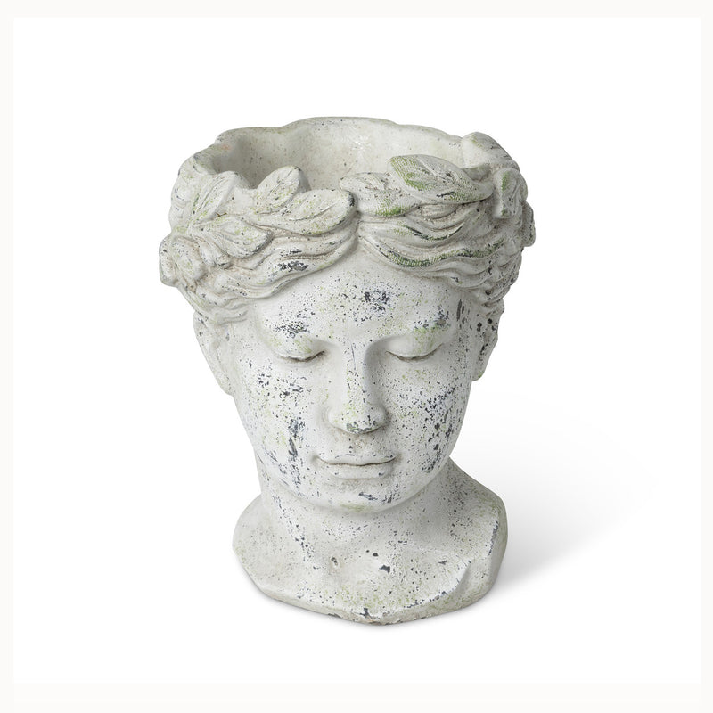 Concrete Bust Planter, Large