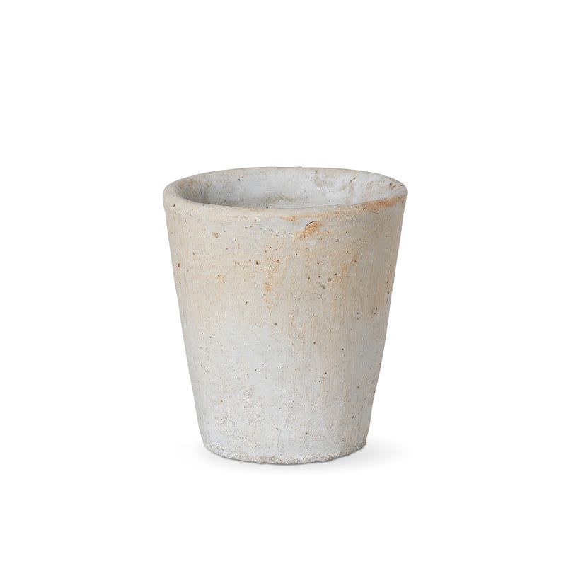 Distressed Concrete Pot, Small