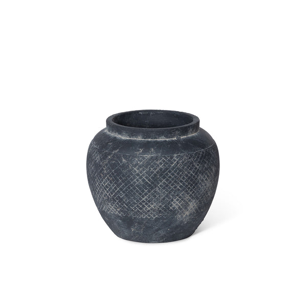 Yucca Cement Pot, 10"