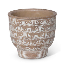 Vista Cement Pot, 9.25"