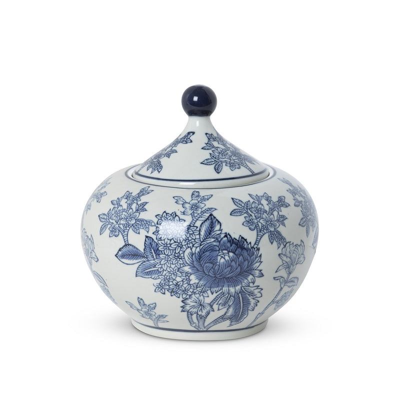 Porcelain Lidded Jasmine Jar