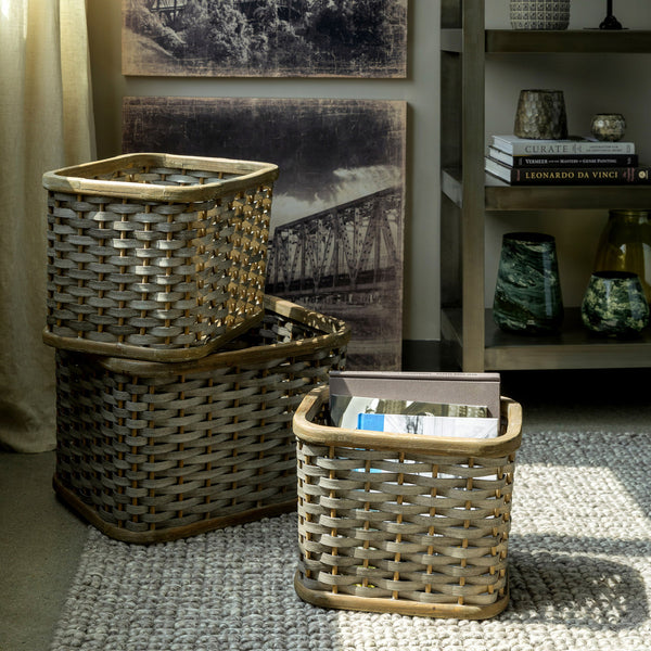 Woven Storage Basket, Set of 3