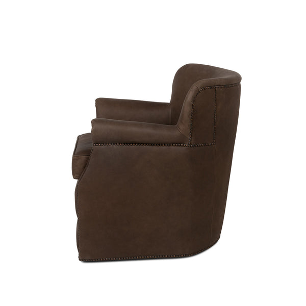 Armando Leather Chair, Morel