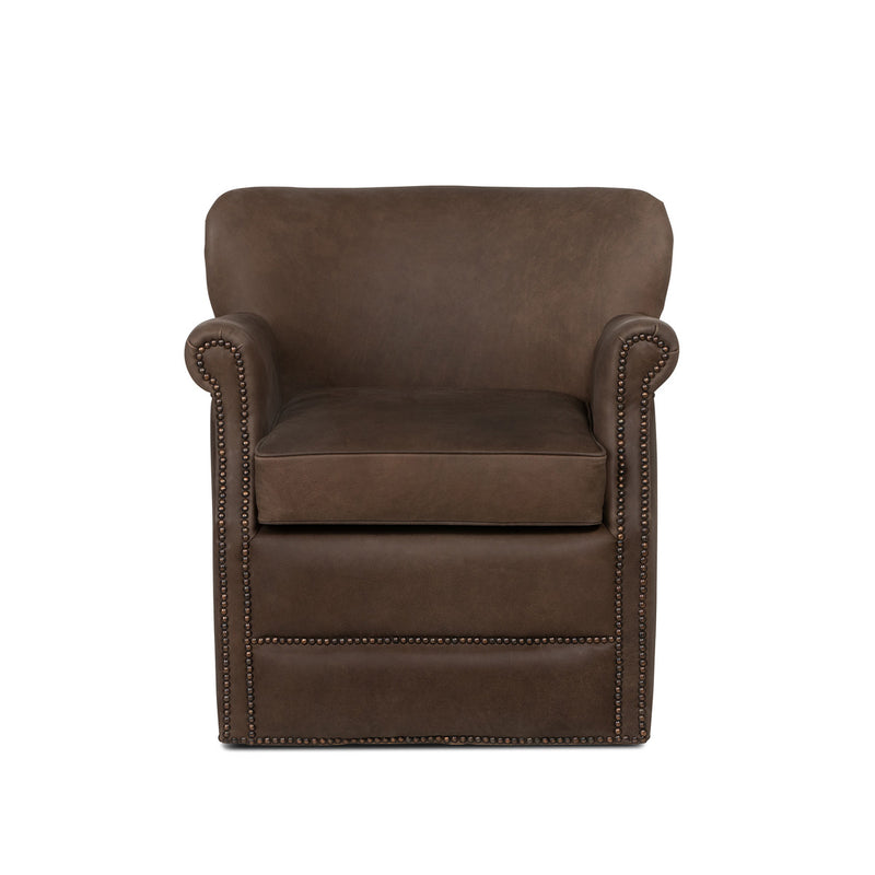 Armando Leather Chair, Morel