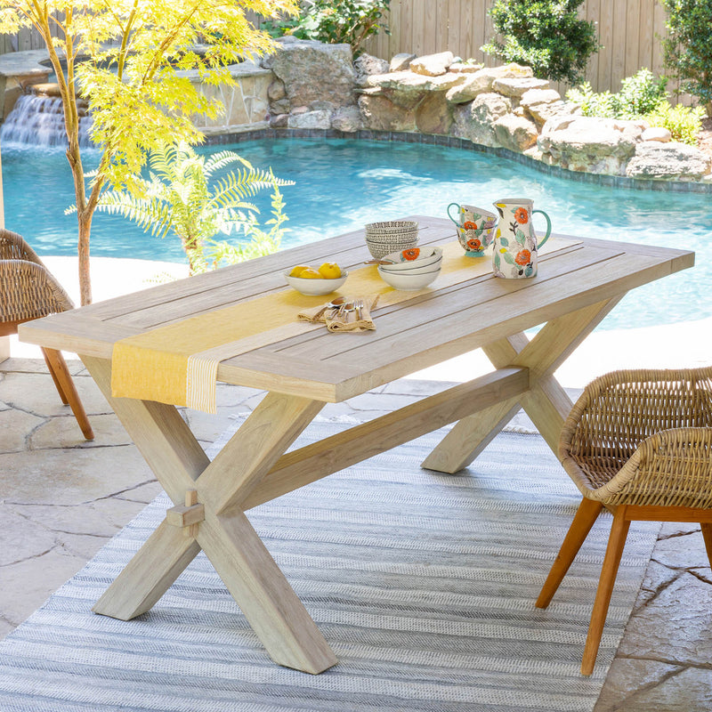 Teak Outdoor Clambake Table