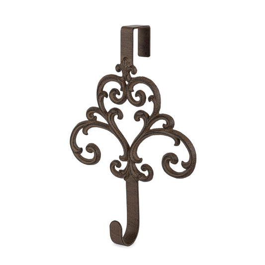 Acanthus Cast Aluminum Door Wreath  Hanger