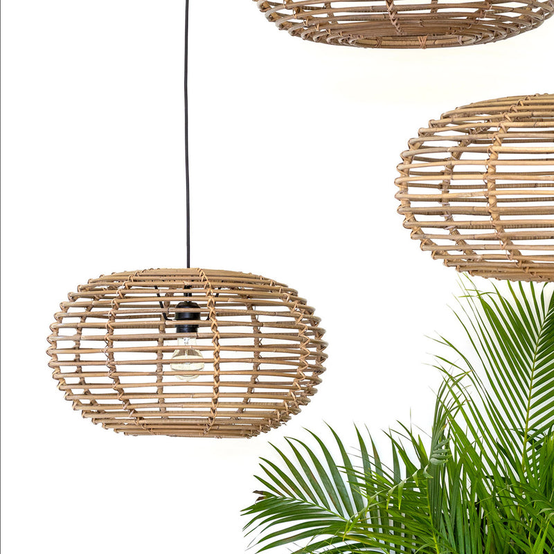 Kailani Rattan Pendant Light, Small