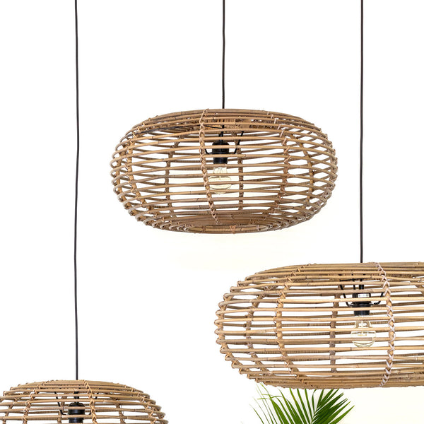 Kailani Rattan Pendant Light, Medium