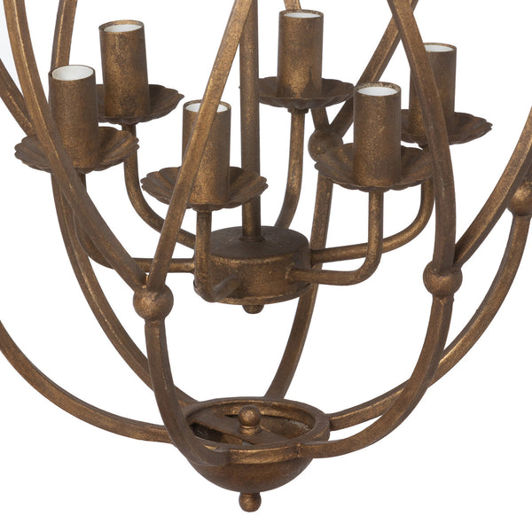 Raleigh Bronze Chandelier