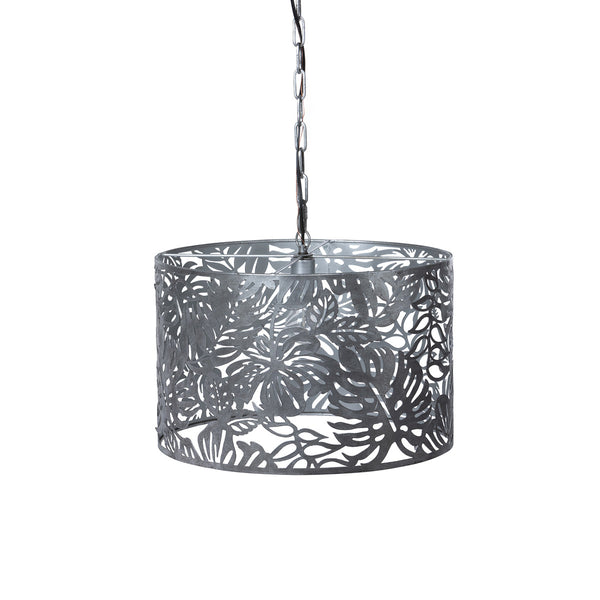 Monstera Vine Drum Light Fixture