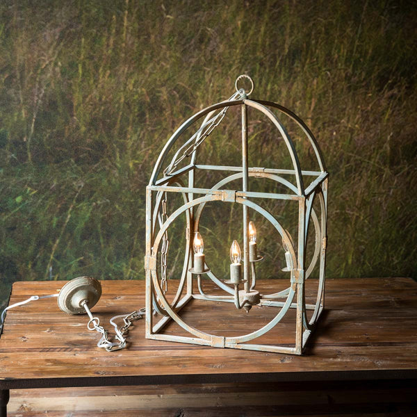 Metal Birdcage Chandelier