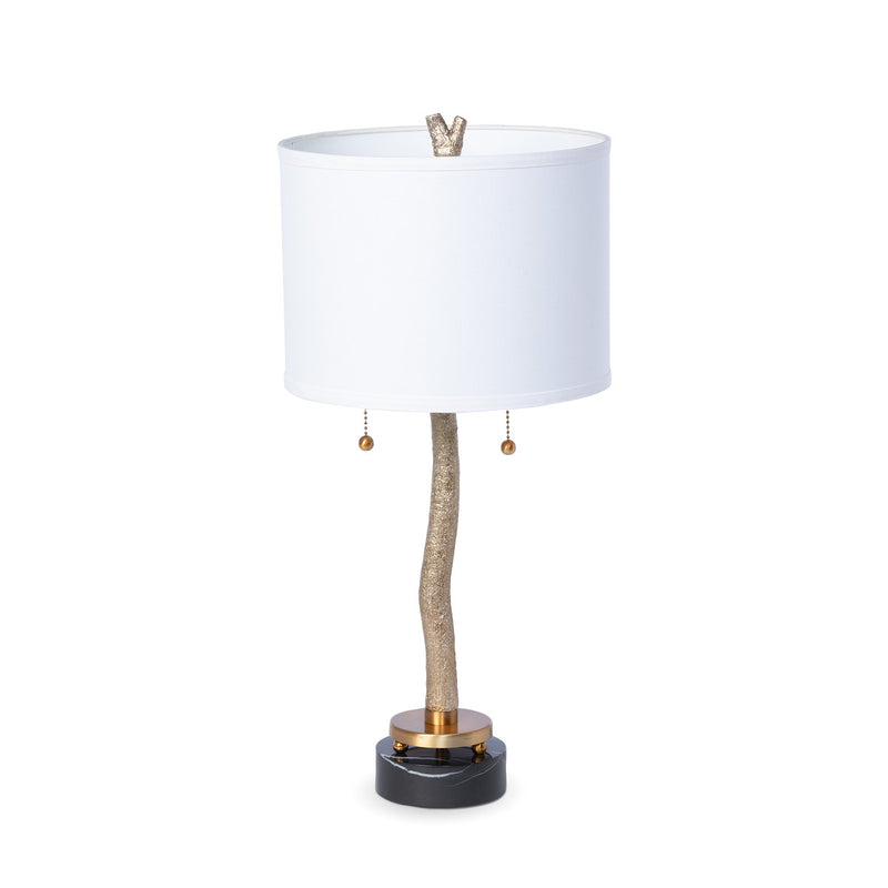 Marble Base Branch Lamp