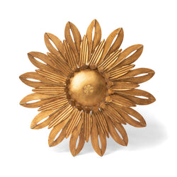 Aged Copper Wall Sunflower, Large