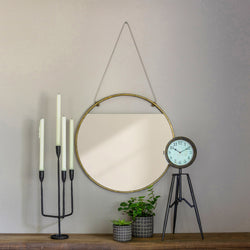 Gable Round Mirror